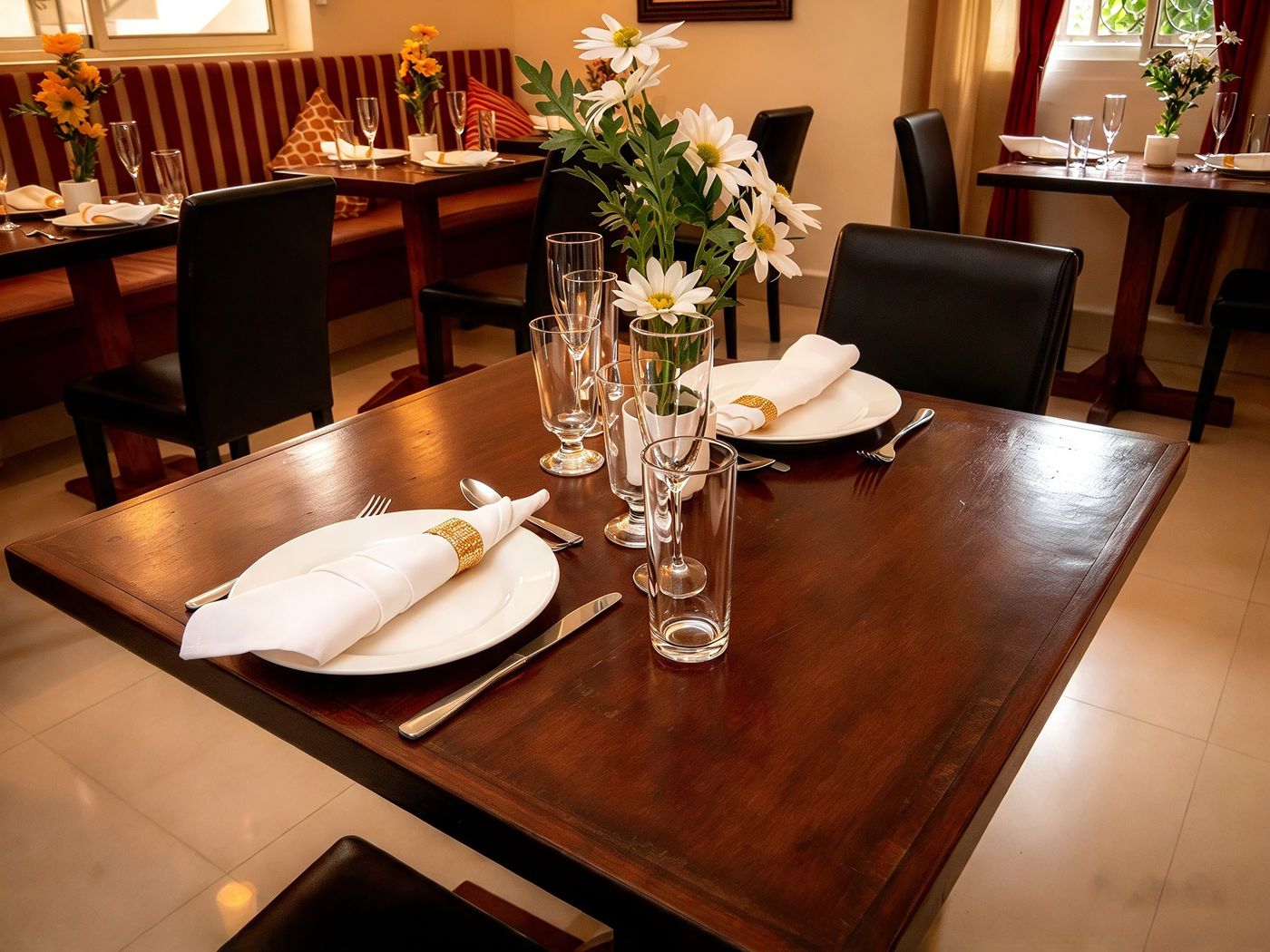 Table dressée au Fernand